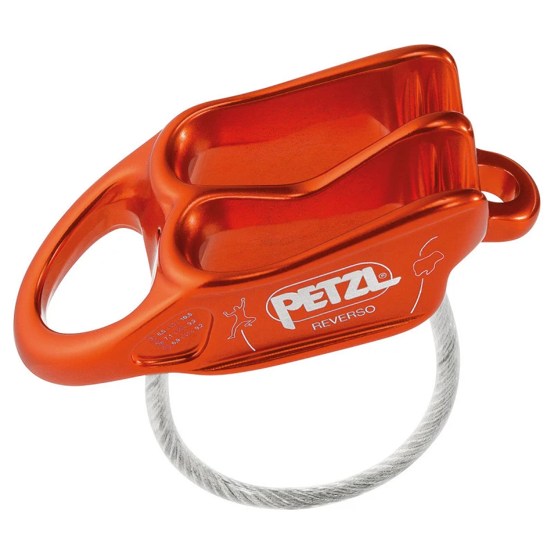 Assureur Escalade REVERSO Rouge Petzl 1 Assureur Escalade REVERSO Rouge Petzl