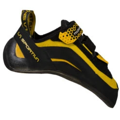 Chausson Escalade MIURA VS Black-yellow La Sportiva 2023 -Aventures Magasin chausson escalade miura vs black yellow la sportiva 2023 5