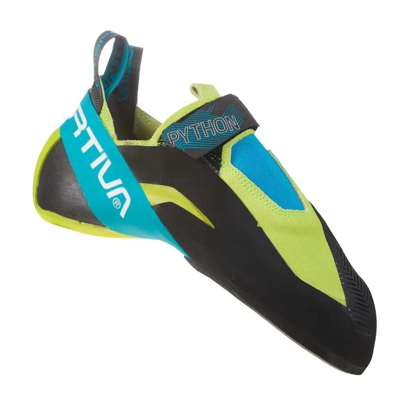 Chausson Escalade PYTHON Apple-green-blue La Sportiva 1 Chausson Escalade PYTHON Apple-green-blue La Sportiva