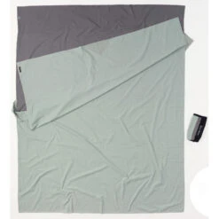 Drap De Sac DOUBLE TRAVEL 100% Coton +3°C Grey COCOON
