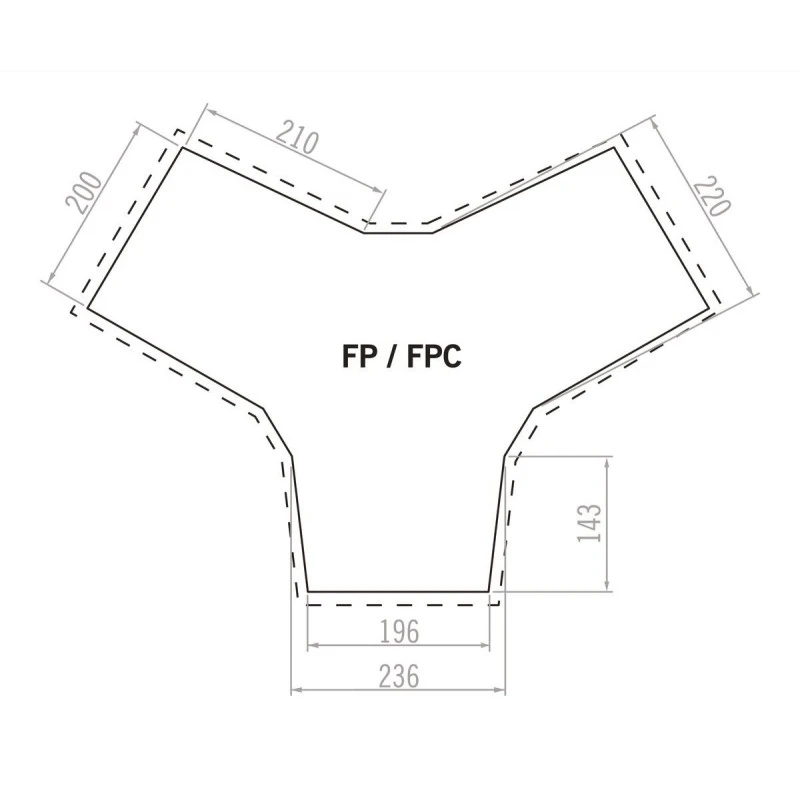 Footprint Floor Protector FPC Badawi 6P Bark Vaude 2 Footprint Floor Protector FPC Badawi 6P Bark Vaude – Image 2