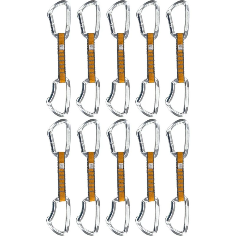 Lot De 10 Dégaines D'escalade BASIC SET NY Orange Climbing Technology 2023 1 Lot De 10 Dégaines D'escalade BASIC SET NY Orange Climbing Technology 2023