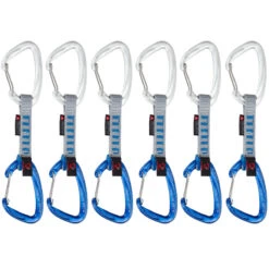 Lot De 6 Dégaines Escalade CRAG WIRE 6 PACK Silver-ultramarine Mammut