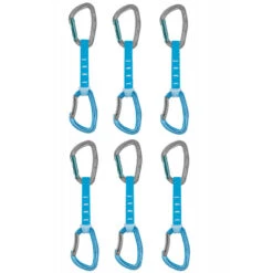 Lot De 6 Dégaines Escalade DJINN AXESS 12cm Bleu Petzl