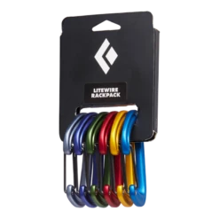 Lot De 6 Mousquetons LITEWIRE Rackpack Black Diamond 2023