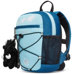 Sac à Dos Enfant FIRST ZIP 8L Bleu Avec Peluche Mammut