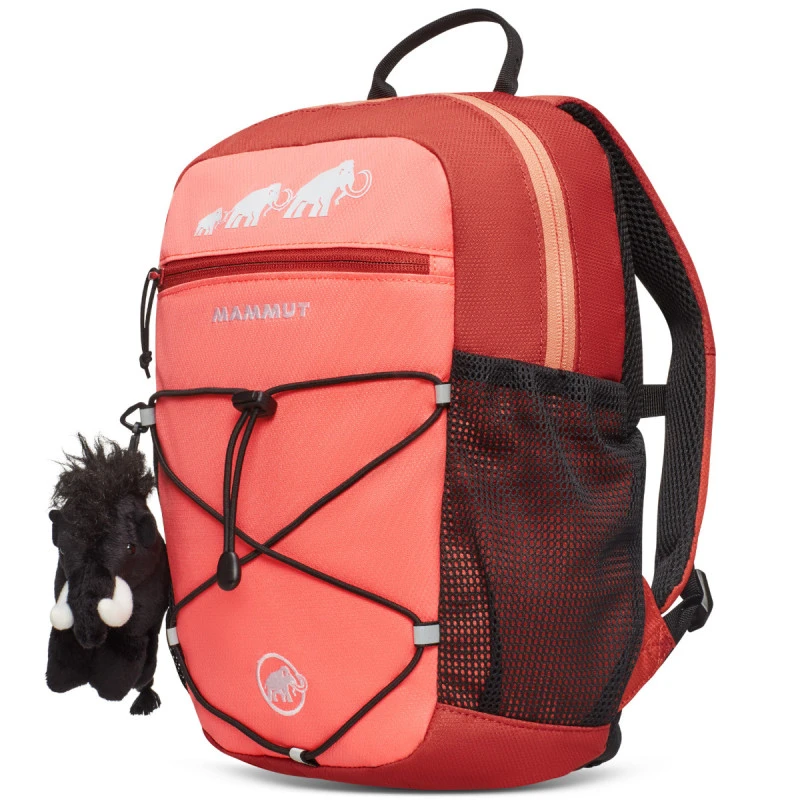 Sac à Dos Enfant FIRST ZIP 8L Saumon Avec Peluche Mammut 1 Sac à Dos Enfant FIRST ZIP 8L Saumon Avec Peluche Mammut