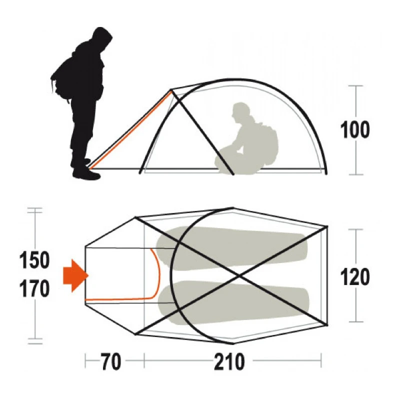 Tente 4 Saisons Haute Montagne PILIER 2 Ferrino 2023 2 Tente 4 Saisons Haute Montagne PILIER 2 Ferrino 2023 – Image 2
