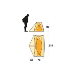 Tente 4 Saisons SOLO Orange Ferrino 2023 -Aventures Magasin tente 4 saisons solo orange ferrino 2023 2