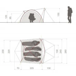 Tente De Camping SPACE XT 4P Avocado Vaude 2023 8 Tente De Camping SPACE XT 4P Avocado Vaude 2023 -Aventures Magasin tente de camping space xt 4p avocado vaude 2023 2