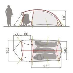 Tente Légère HOGAN SUL XT 2-3P Cress Green Vaude 2023 -Aventures Magasin tente legere hogan sul xt 2 3p cress green vaude 2023 2