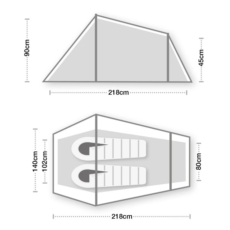 Tente Tunnel COSHEE 2 Wild Country By Terra Nova 2022 2 Tente Tunnel COSHEE 2 Wild Country By Terra Nova 2022 â Image 2