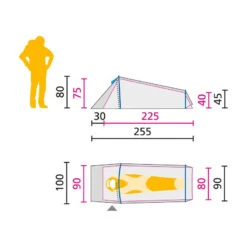 Tente Tunnel GOSSAMER 1P Verte Jack Wolfskin -Aventures Magasin tente tunnel gossamer 1p verte jack wolfskin 2